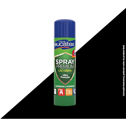 TINTA SPRAY MULTIUSO EUCATEX FOSCO 300ML