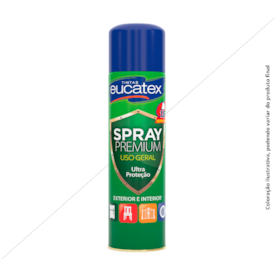 TINTA SPRAY MULTIUSO EUCATEX FOSCO 400ML