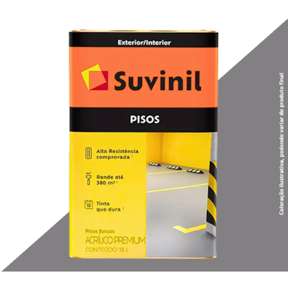 TINTA SUVINIL PISO PREMIUM 18L