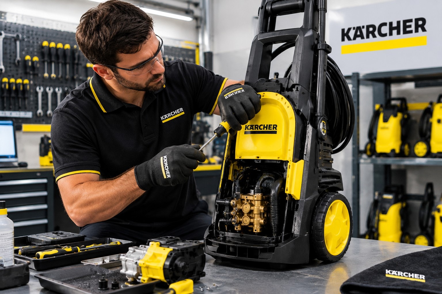Assistência técnica Kärcher em oficina especializada